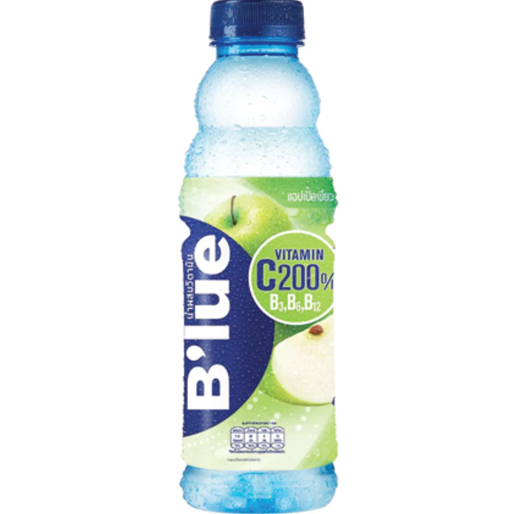 B'lue Vitamin Drinks Green Apple 24 x 500ml DDM 2026-04