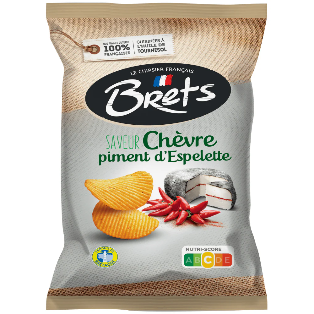 Brets Flavour Goat's Cheese With Chili 10 x 125g