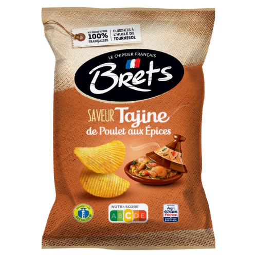 Brets Tajine de Poulet aux Epices 10 x 125g