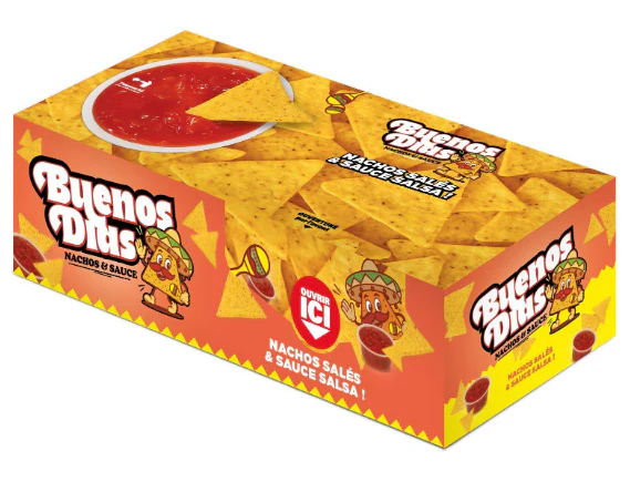 Buenos Dias Nachos & Salsa Sauce 16 x 155g