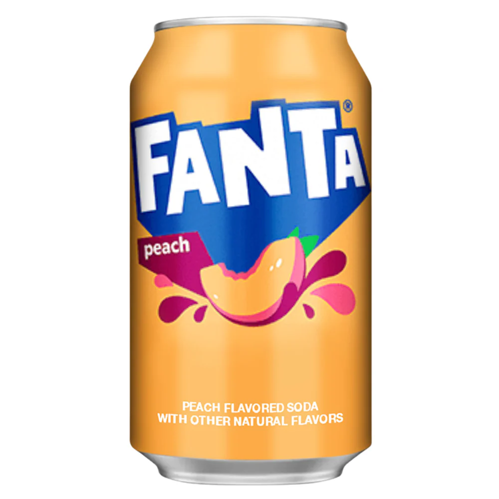 Fanta Peach 12 x 355ml DDM 2026-02