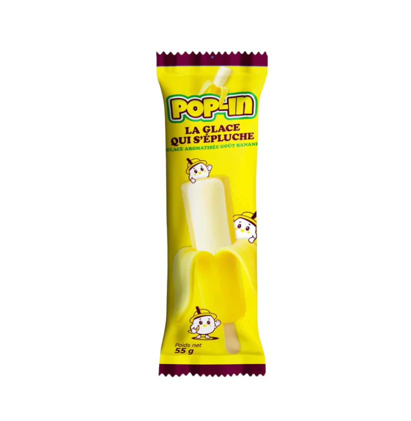 iConiksweet Pop In Trompe L'oeil Banana 40 x 55g