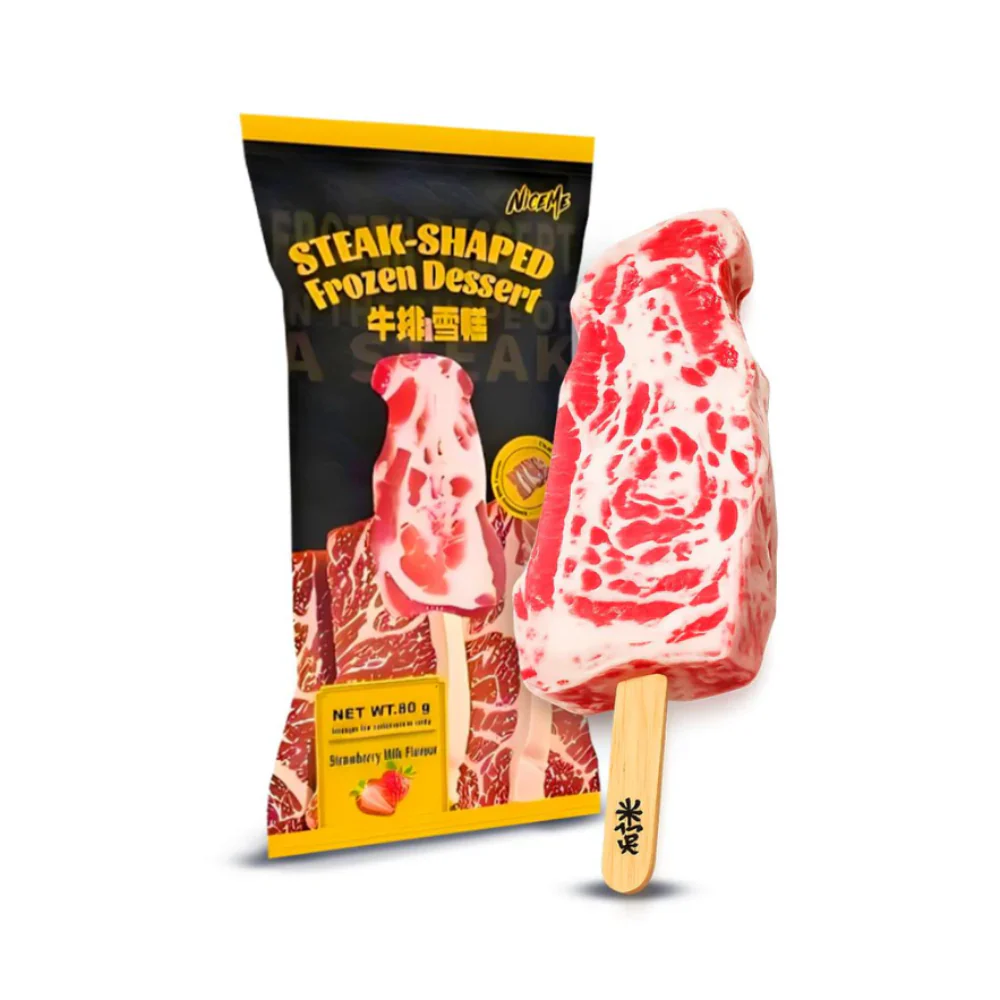 Steak Shape Frozen Dessert 24 x 80g