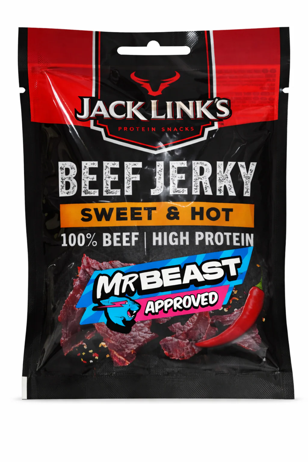 Jack Link's Mr Beast Beef Jerky Sweet & Hot 12 x 25g