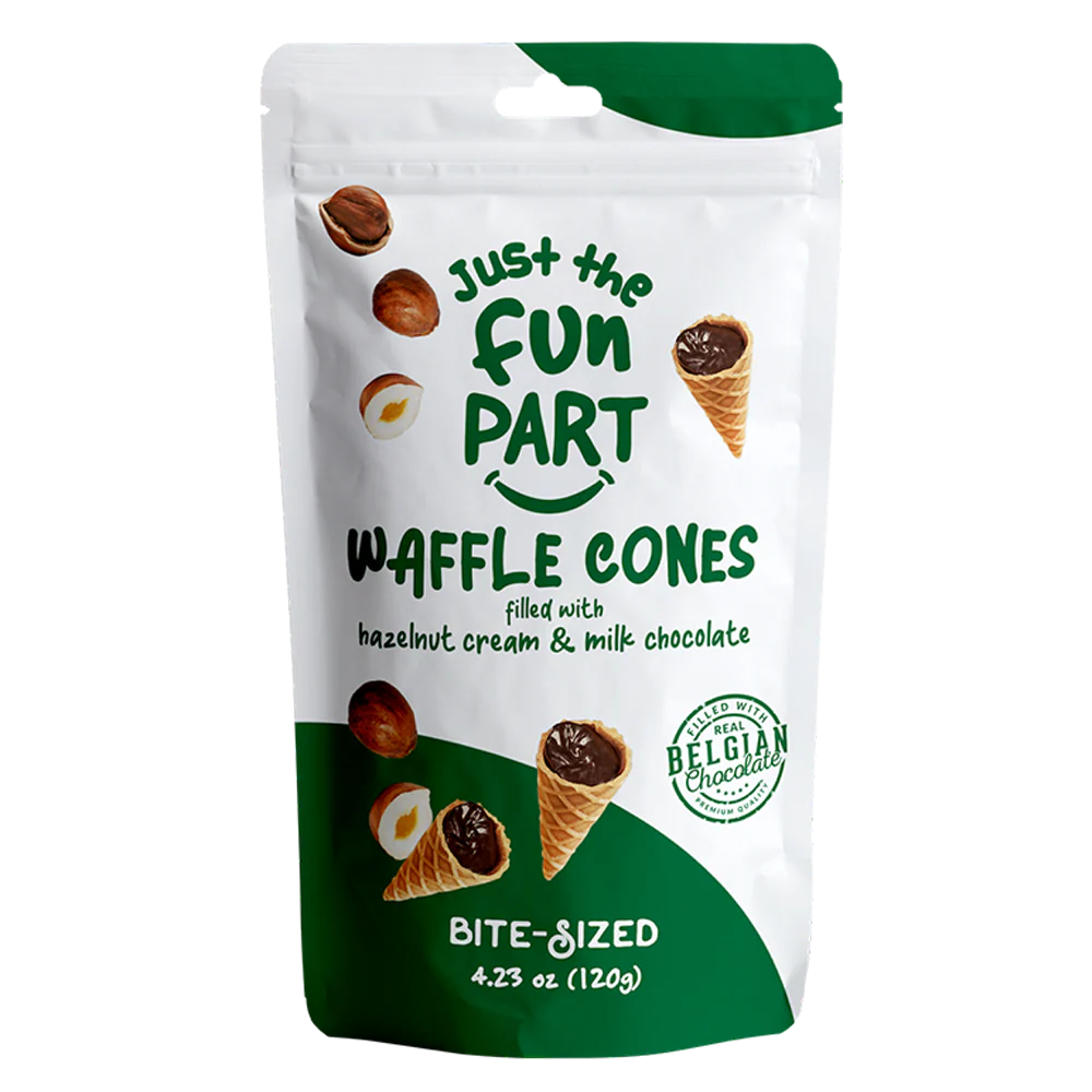 Just The Fun Part Hazelnut Cream & Milk Chocolate 6 x 120g