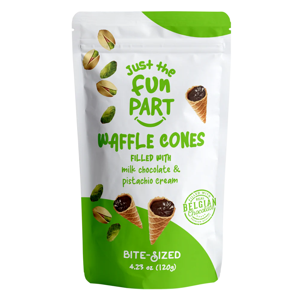Just The Fun Part Milk Chocolate & Pistachio Cream 6 x 120g