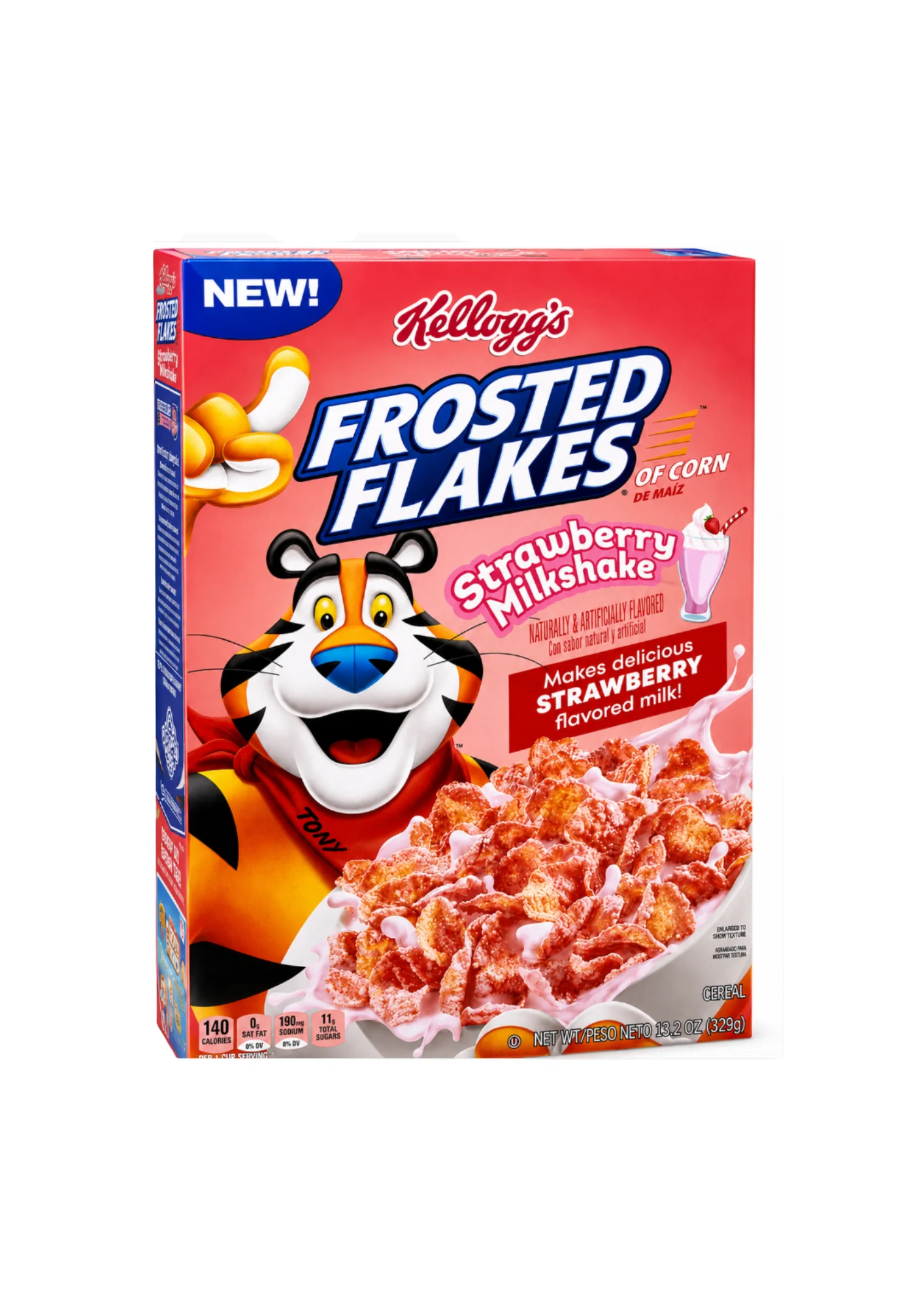 Kellogg's Frosted Flakes Milkshake Strawberry 12 x 329g