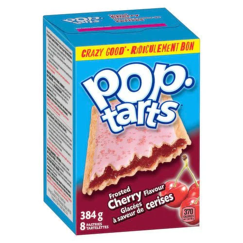 Kellogg's Pop Tarts Frosted Cherry 12 x 384g DDM 2025-07