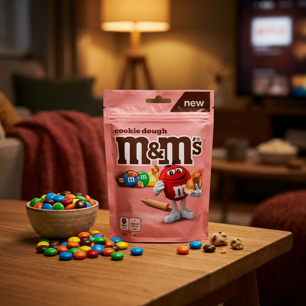M&M's  Cookie Dough Pouch 13 x 102g - Image 3