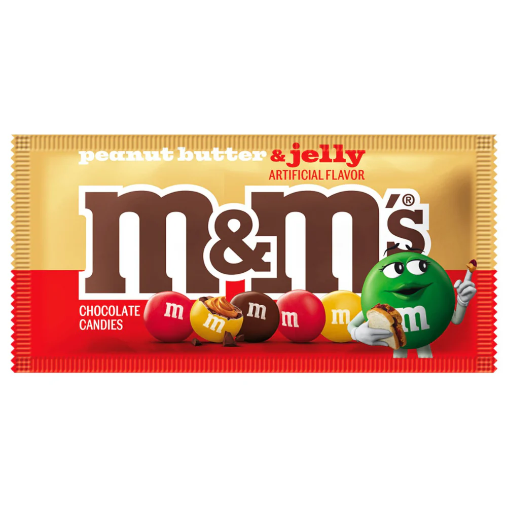 M&M's Peanut Butter & Jelly Flavor 24 x 46g