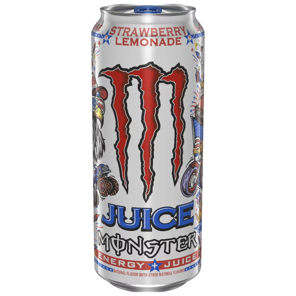 Monster Juice Strawberry Lemonade 24 x 473ml