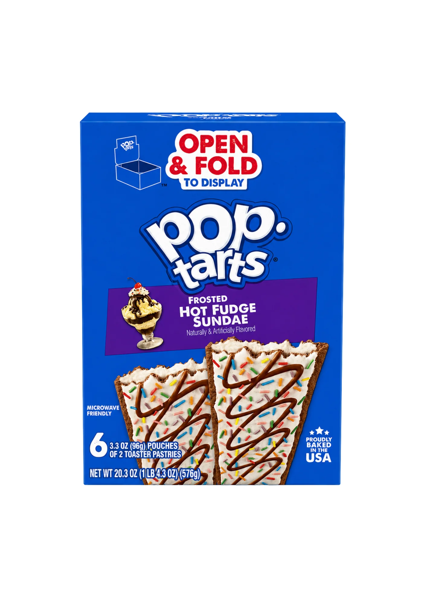 Kellogg's Pop Tarts Frosted Hot Fudge Sundae 6 x 96g
