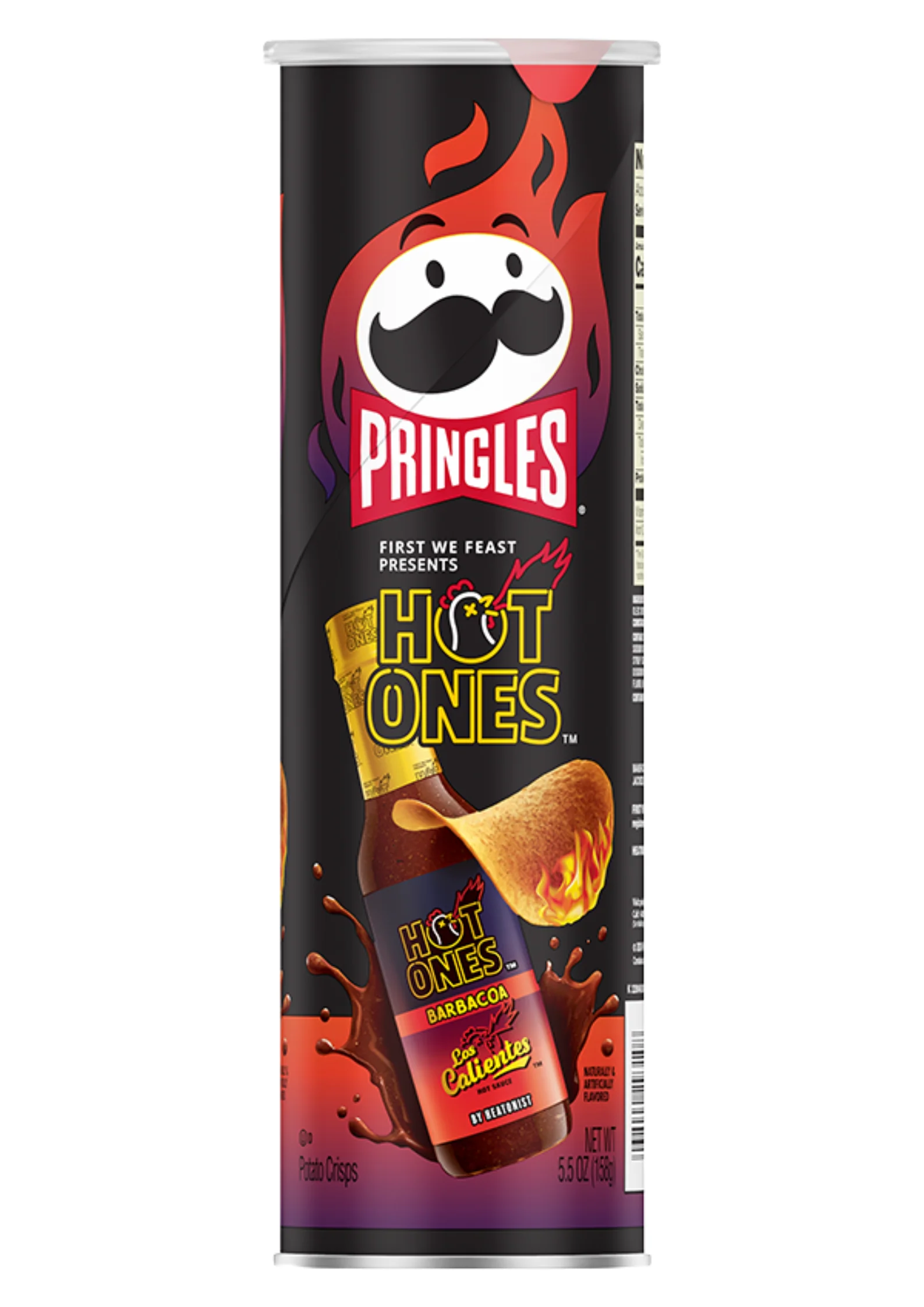Pringles Hot Ones Barbacoa 14 x 156g