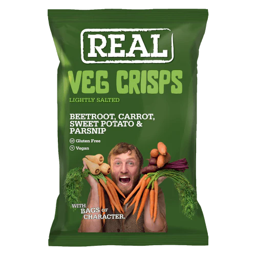 Real Crisp Vegetables Crisps 12 x 100g