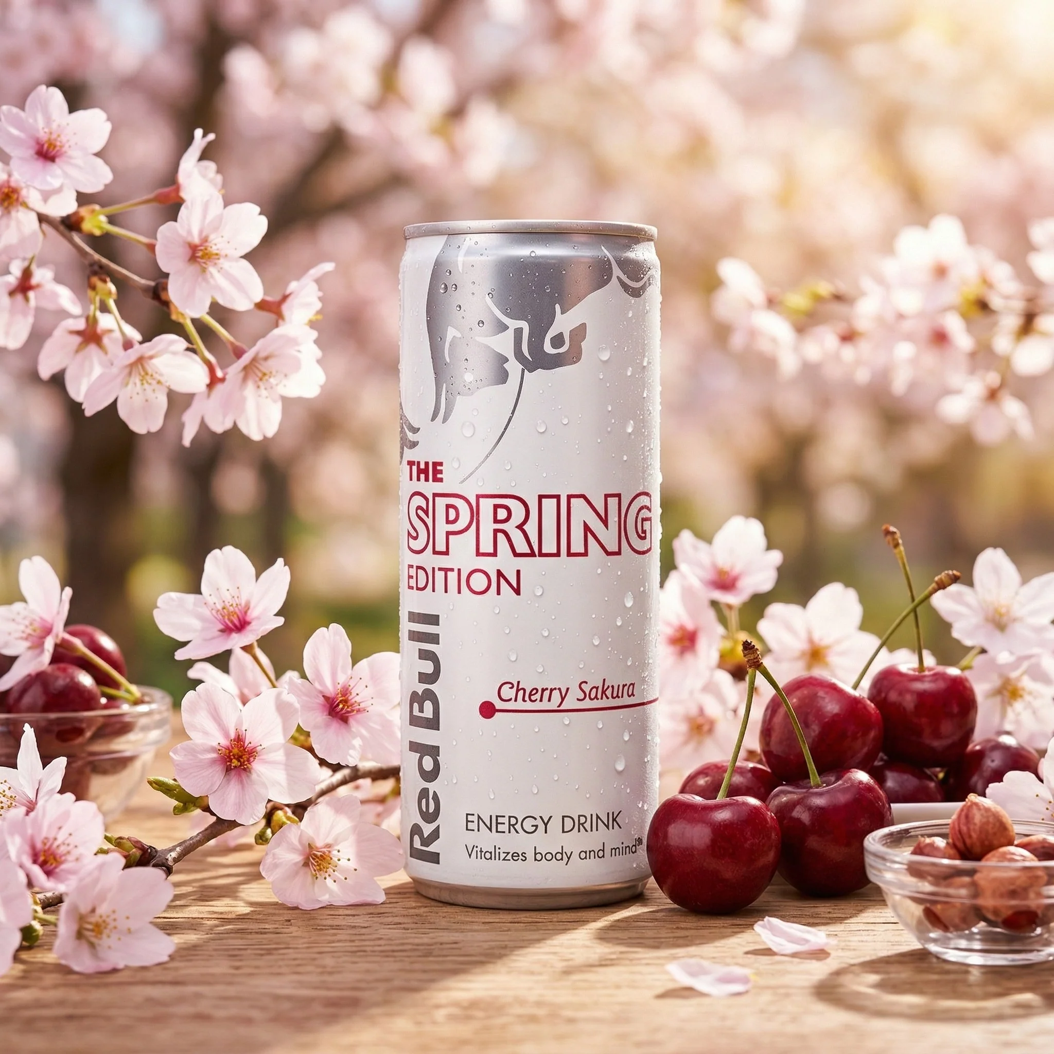 Red Bull Spring Edition Cherry Sakura 24 x 250ml - Image 2