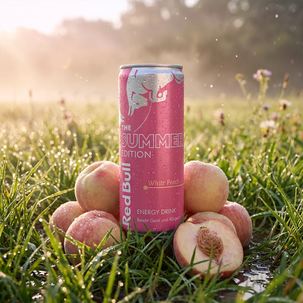 Red Bull Energy Drink The Peach Edition White Peach 12 x 250ml - Image 2