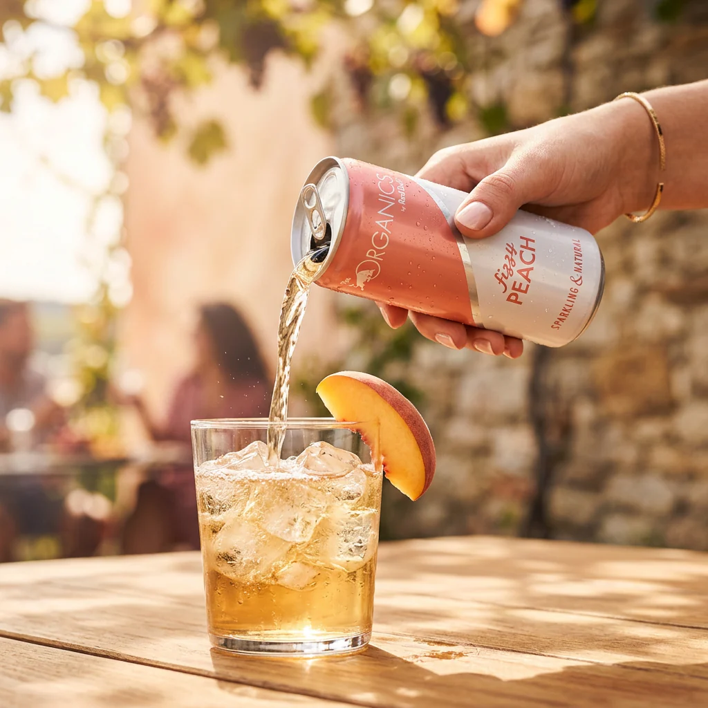 Red Bull Organics Fizzy Peach 24 x 330ml - Image 3