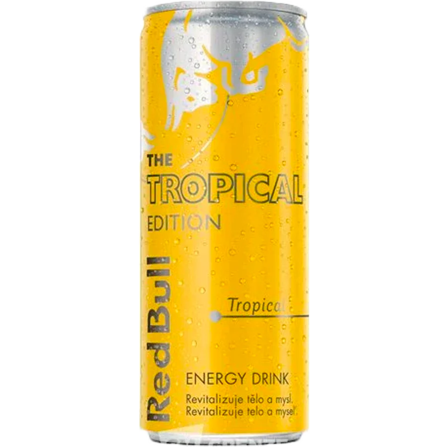 Red Bull Energy Drink The Yellow Edition Tropical 12 x 250ml