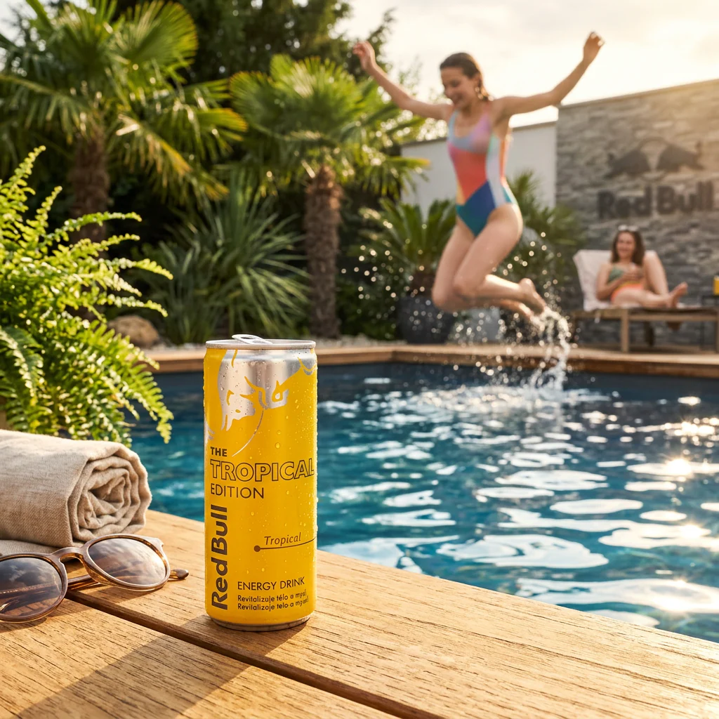 Red Bull Energy Drink The Yellow Edition Tropical 12 x 250ml - Image 3
