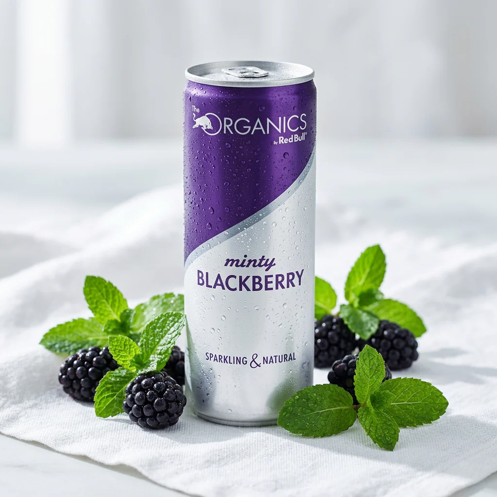 Red bull Organics Minty Blackberry 24 x 330ml - Image 2