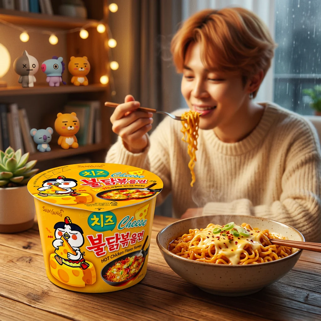 Samyang Hot Chicken Flavor Cheese Bowl 16 x 105g - Image 3