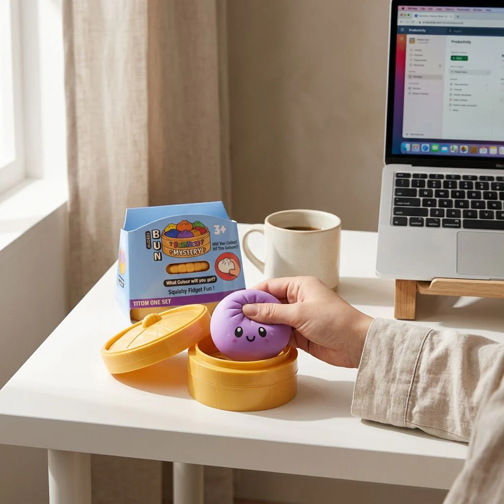 Squishy Bun Toy M 12 x 1 pc - Image 4