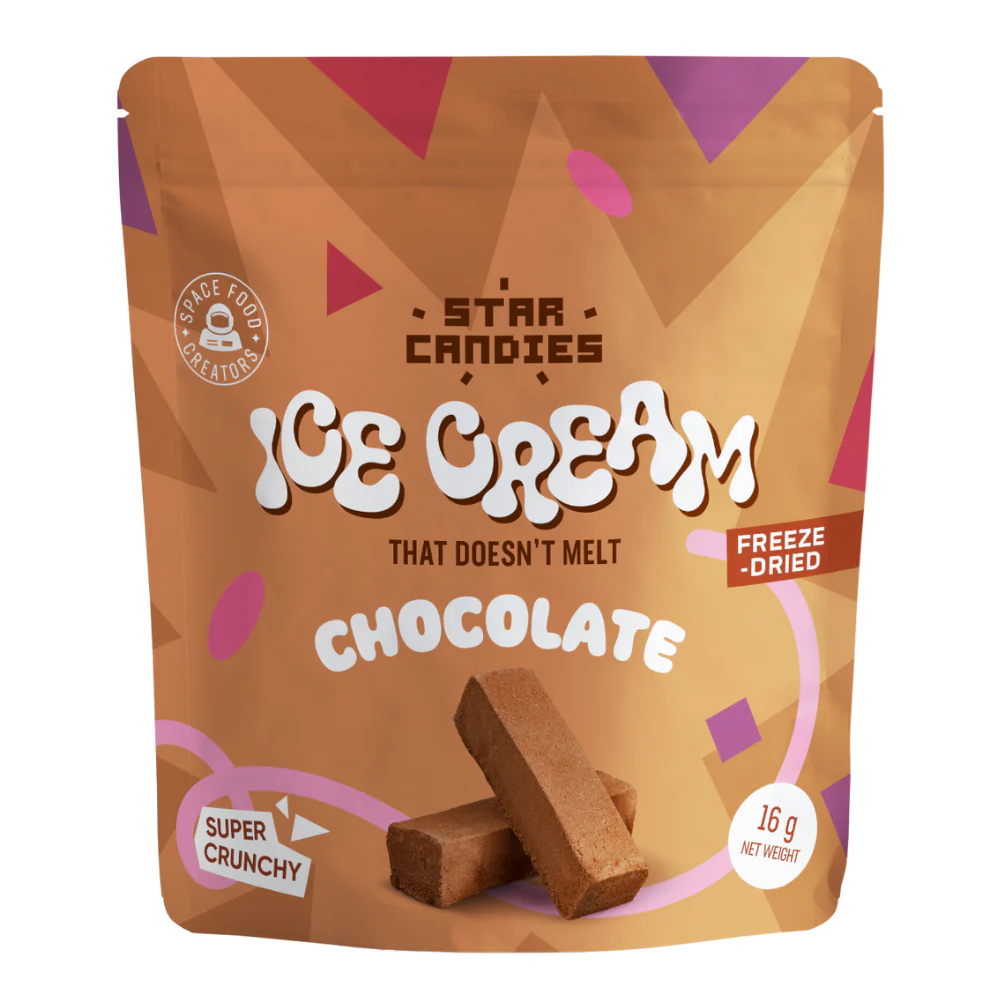 Star Candies Freeze-Dried Ice Cream Chocolat 7 x 16g