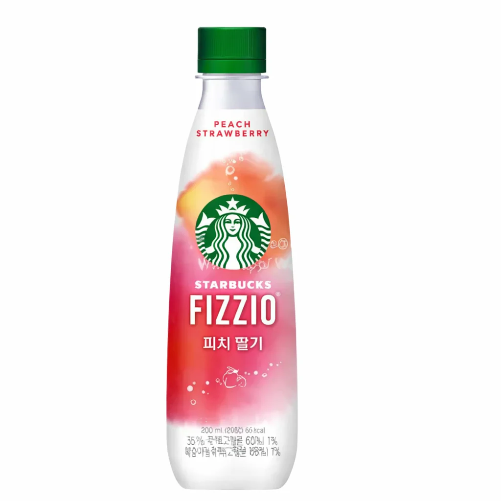 Starbucks Fizzio Peach Strawberry 24 x 400ml DDM 2026-07