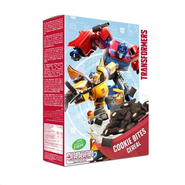 Transformers Cookie Bites Cereal 12 x 375g DDM 2025-11
